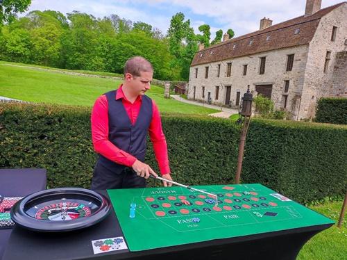 Location animation table casino
