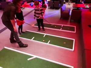 Location mini golf